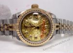 Replica Rolex Datejust Watch 2-Tone Gold Micro Face for Ladies